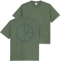 Polar Skate Co. Stroke Logo T-Shirt - jade green/dark green