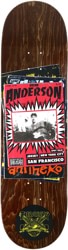 Anti-Hero Anderson Thrasher 9.0 Skateboard Deck - brown