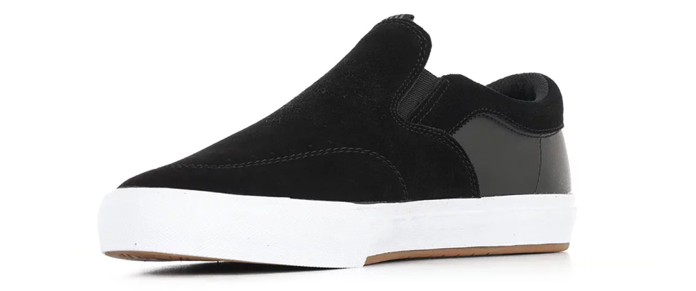 Lakai Owen VLK Slip On Shoes black suede Tactics