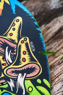 Tactics Santa Cruz Screaming Hand Tactics 9.7 Skateboard Deck - black