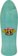 Powell Peralta Steve Saiz Totem 10.0 Skateboard Deck - blue stain - top