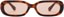 I-Sea Del Rey Polarized Sunglasses - tort/peach polarized lens - front