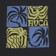 RVCA Fronds Tank - black - front detail