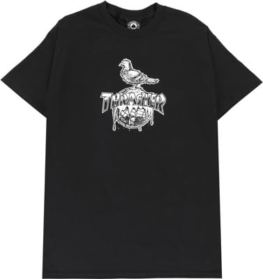Thrasher Thrasher x Anti-Hero Cover The Earth T-Shirt - black - view large