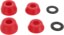 Shortys Doh Doh's Quad Pack Cones Skate Bushings (2 Truck Set) - red firm - alt 2