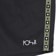 Polar Skate Co. Square Stripe Boardshorts - black/jade green - detail