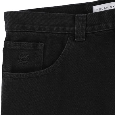 Polar Skate Co. '93! Denim Jeans - pitch black | Tactics