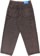 Polar Skate Co. Big Boy Work Jeans - mud brown - reverse