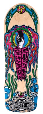 Santa Monica Airlines Martinez Hand Shake 10.0 Skateboard Deck - natural - view large