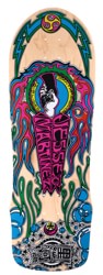 Santa Monica Airlines Martinez Hand Shake 10.0 Skateboard Deck - natural