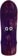Santa Monica Airlines Martinez Hand Shake 10.0 Skateboard Deck - purple - top