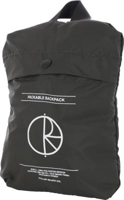 【POLAR SKATE CO】Packable Backpack [Dirty Black] Polar Skate Co. Packable Backpack - dirty black | Tactics