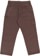 Vans Skate Drill Chore AVE Loose Carpenter Pants - chocolate brown - reverse