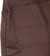 Vans Skate Drill Chore AVE Loose Carpenter Pants - chocolate brown - side