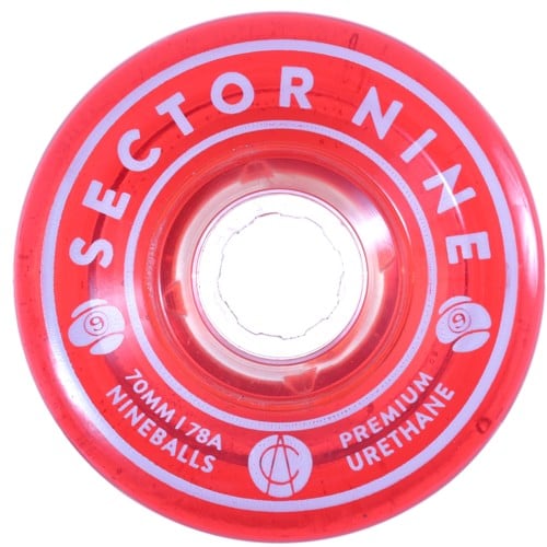 SECTOR 9 SECTOR NINE デッキ　RAD ソフトウィール Sector 9 70mm Nineball Longboard Wheels - blue (78a) | Tactics