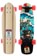 Sector 9 Bambino Shorebreak 26.5" Complete Cruiser Skateboard - black trucks / orange wheels