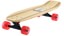 Sector 9 Bambino Shorebreak 26.5" Complete Cruiser Skateboard - black trucks / orange wheels - angle