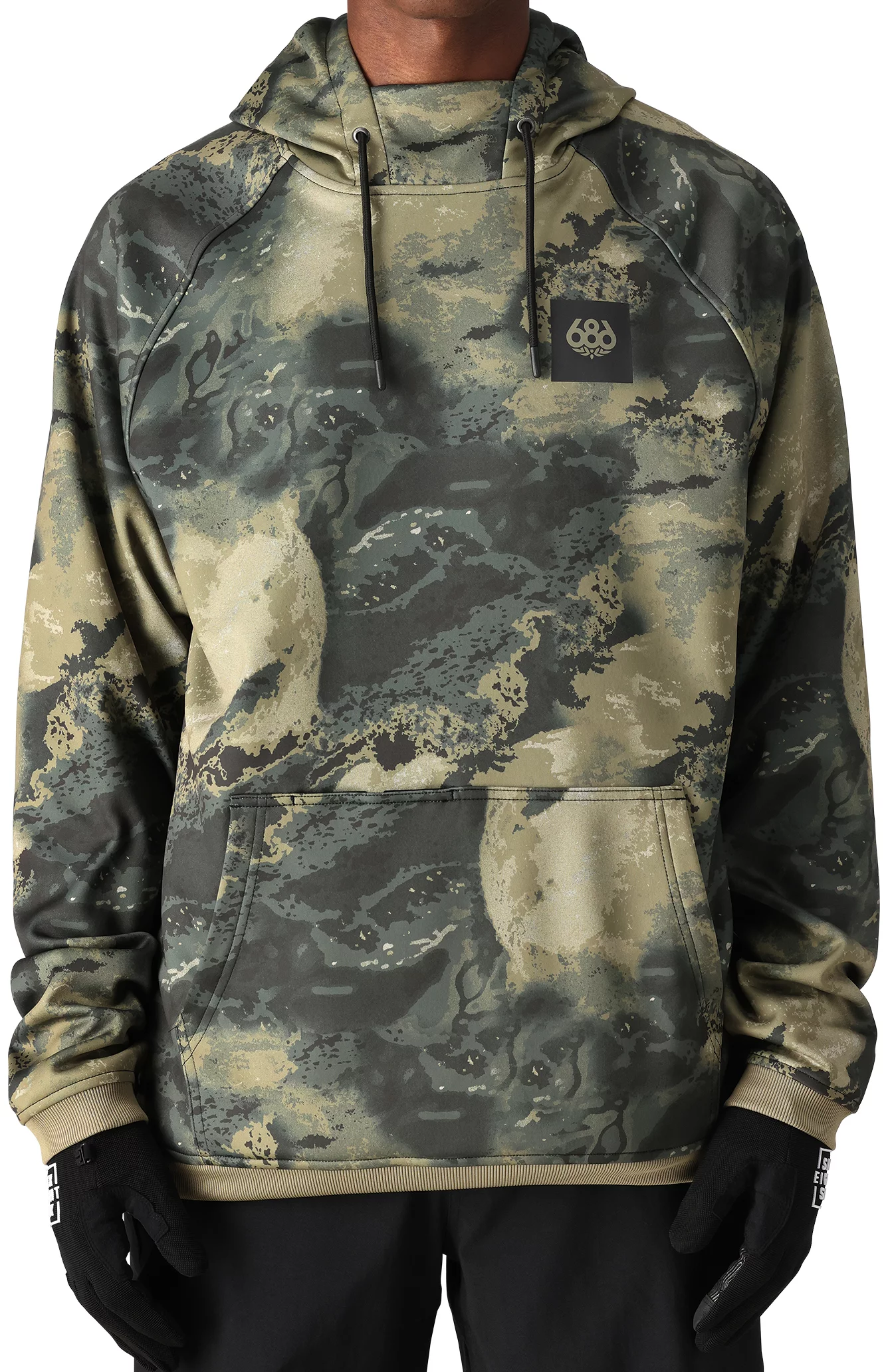 686 Bonded Fleece Hoodie - sage hemisphere | Tactics