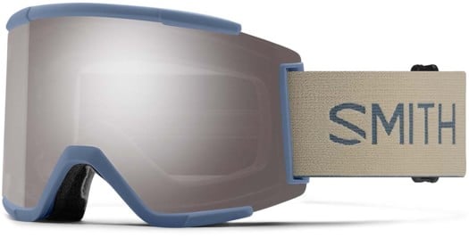 Smith Squad XL ChromaPop Goggles + Bonus Lens - granite blue/sun platinum mirror +  storm blue mirror lens - view large