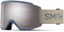 Smith Squad XL ChromaPop Goggles + Bonus Lens - granite blue/sun platinum mirror +  storm blue mirror lens