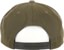 Quasi Eurotext Snapback Hat - olive - reverse