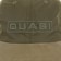 Quasi Eurotext Snapback Hat - olive - front detail