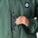 686 Forest Bailey Dojo Jacket - forest green denim - front detail
