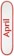 April OG Logo 8.0 Skateboard Deck - white/red