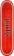 April OG Logo 8.38 Skateboard Deck - red/white
