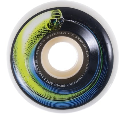 Bones X-Formula Omega Skateboard Wheels - white (99a) - view large