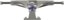 Thunder Polished Inverted Skateboard Trucks - polished (148) - reverse