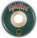 Spitfire Venom Script Formula Four Conical Full Skateboard Wheels - green/natural (99d)