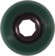 Blood Orange Morgan Pro Longboard Wheels - midnight green (80a) - reverse