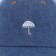 Helas Classic Strapback Hat - washed denim - front