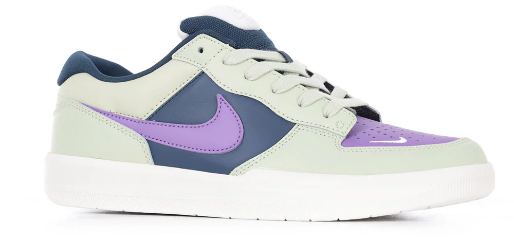 Nike SB Force 58 PRM L Skate Shoes olive aura black raspberry armory navy summit white Tactics