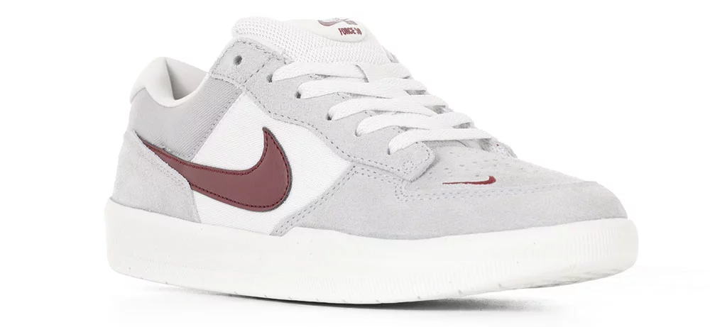 Nike SB Force 58 Skate Shoes - platinum tint/dark team red-wolf