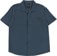 RVCA Day Shift Solid S/S Shirt - petrol blue
