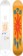 Gnu Forest Bailey Head Space C3 Snowboard 2025 - yellow base