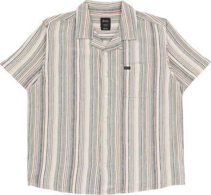 RVCA Satellite Stripe S/S Shirt - antique white - view large