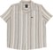 RVCA Satellite Stripe S/S Shirt - antique white