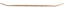 Mini Logo Pattern Chevron 8.5 244 Shape Skateboard Deck - side