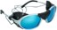 Dang Shades Glacier Polarized Sunglasses - silver/ice blue mirror polarized lens - alternate