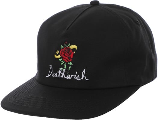Deathwish Momentarily Align Snapback Hat - black - view large