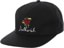 Deathwish Momentarily Align Snapback Hat - black