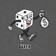 Baker Dice T-Shirt - pepper - front detail