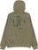 Nike SB Olympics - Agnostic Federation Hoodie - medium olive/white - reverse