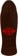Powell Peralta Caballero Street Dragon 9.625 Skateboard Deck - red/brown - top