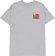 Deathwish Benny T-Shirt - heather grey - front