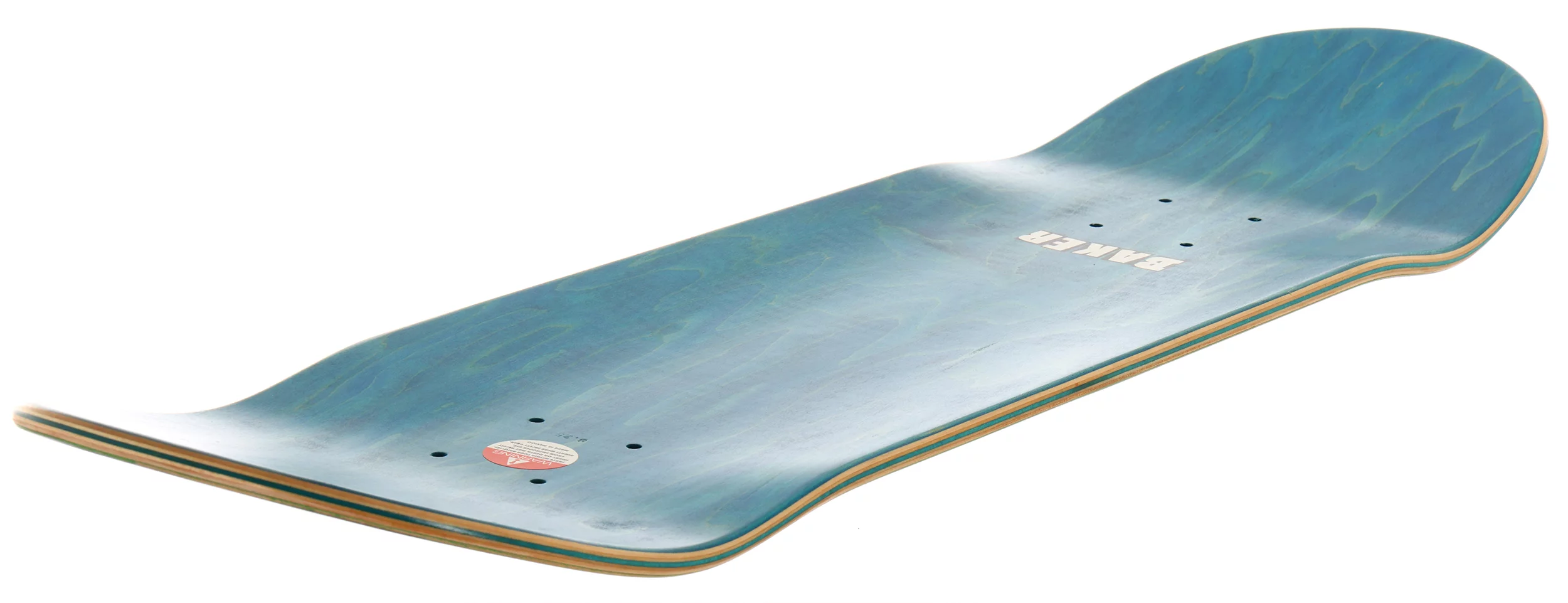 Baker Rowan Stacked Name 8.25 Skateboard Deck - blue | Tactics