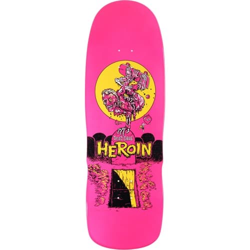 HEROIN デッキ　HEROIN×TACTICS Heroin Shellbound 9.5 Symmetrical Shape Skateboard Deck | Tactics